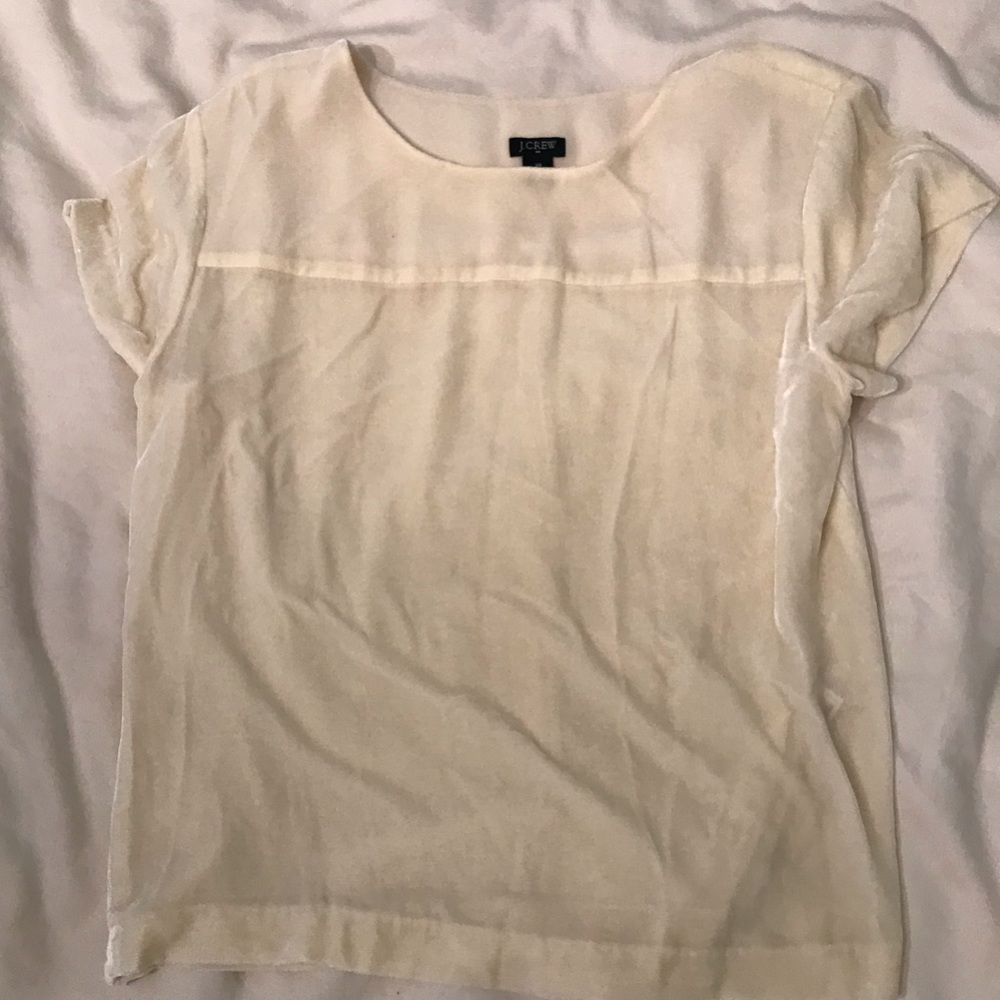 J CREW FACTORY VELVET SHIRT